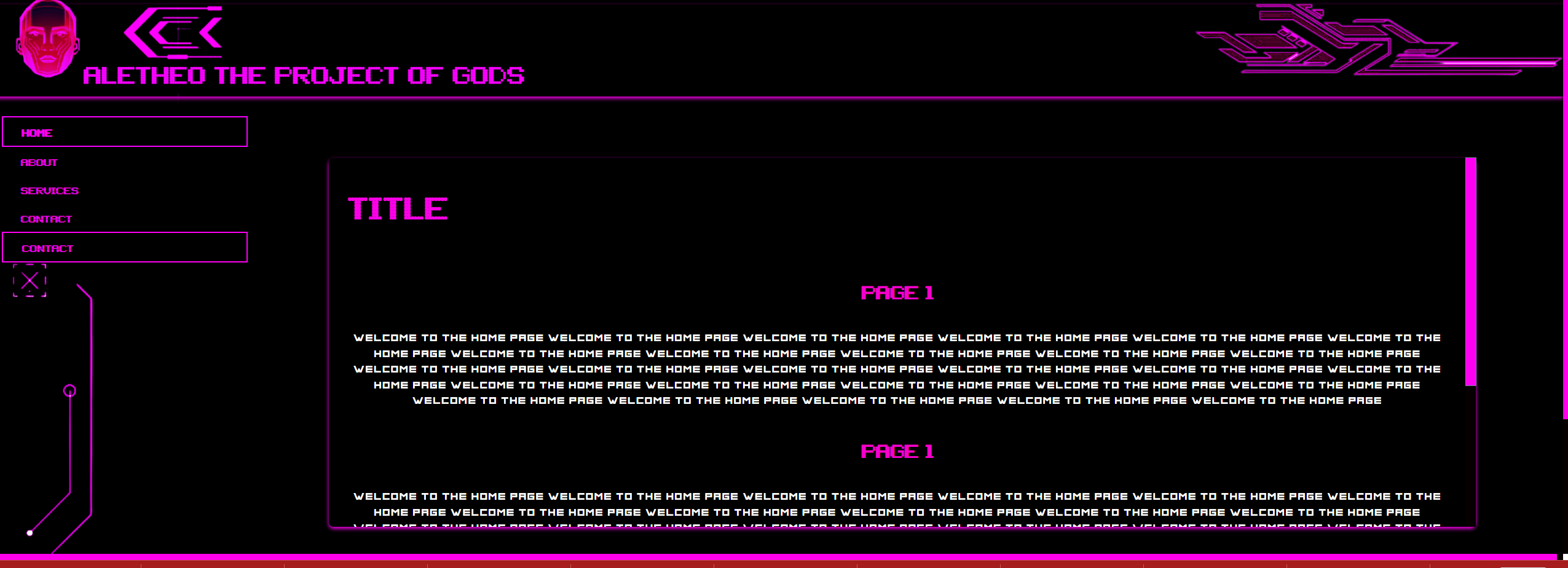 GitHub - ChristopherLevian/Cyberpunk-Frontend-UI: An adaptive cyberpunk ... image.