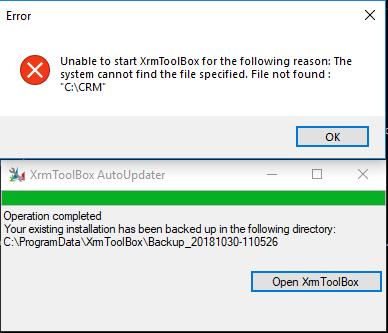 Updater Tool missing Quotes when opening ToolBox post update · Issue ...