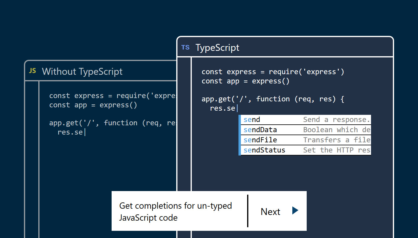 Sample implies TypeScript, is actually JS · Issue #491 · microsoft ...