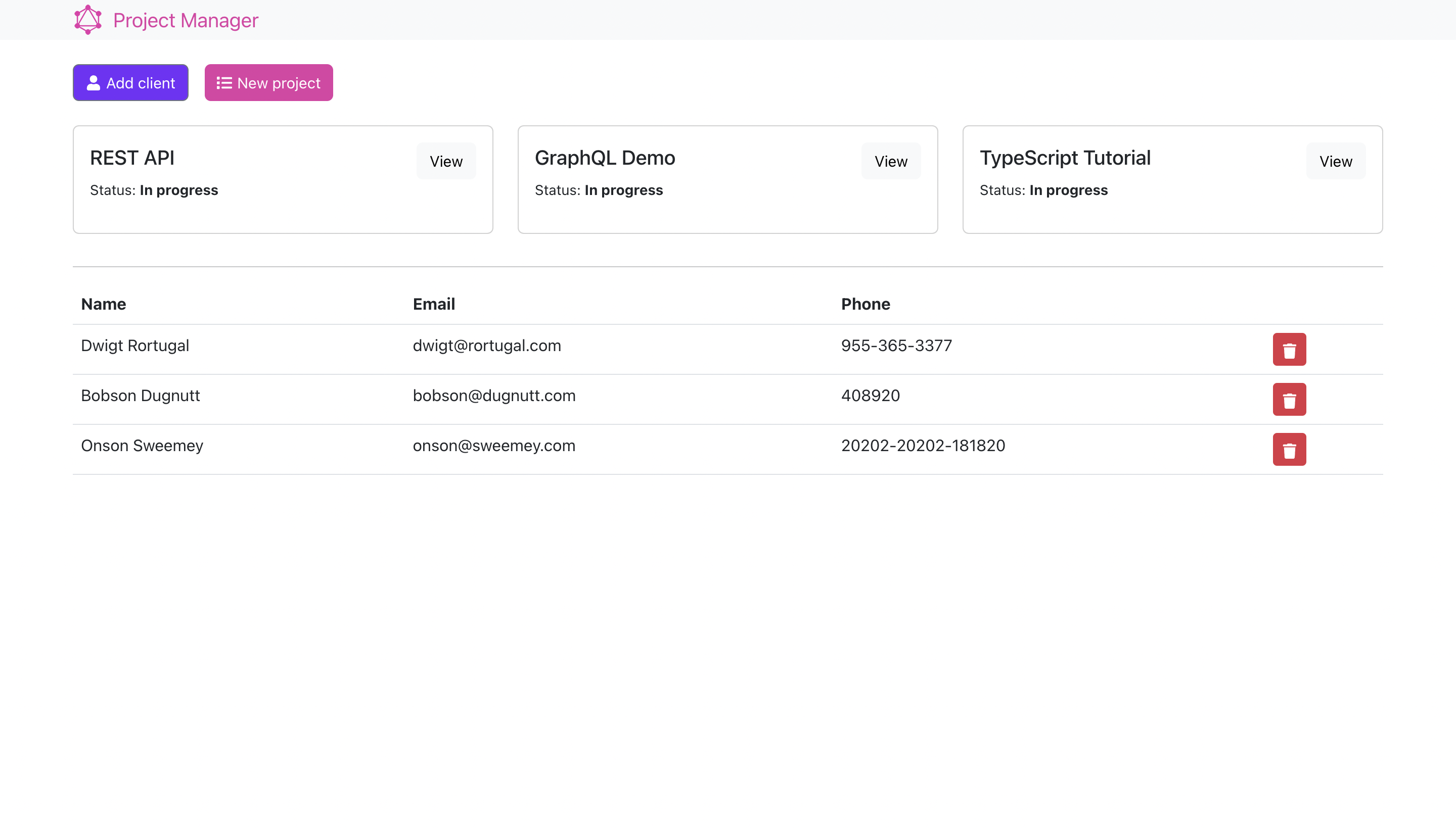 GitHub - jonnyabrams/project-manager-graphql: A project manager using ...