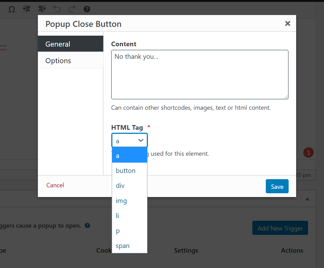 Restrict 'tag' attribute for 'popup_close' shortcode to valid HTML