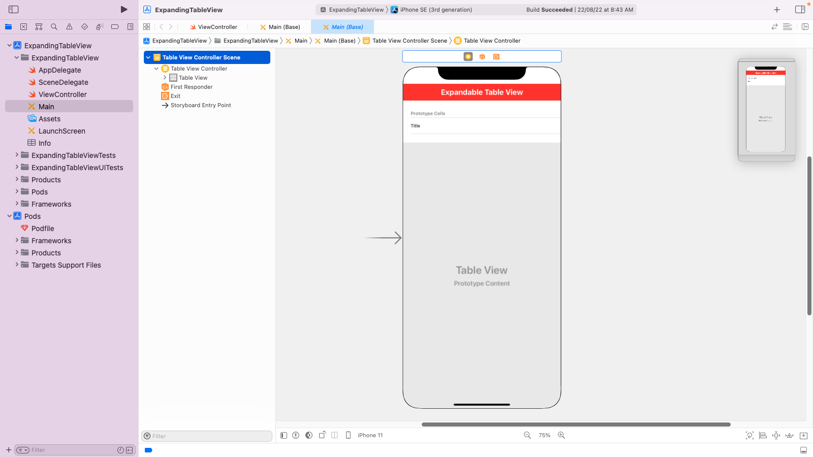 Github Tejesh97singh Expandabletableviewusingtableviewcontroller
