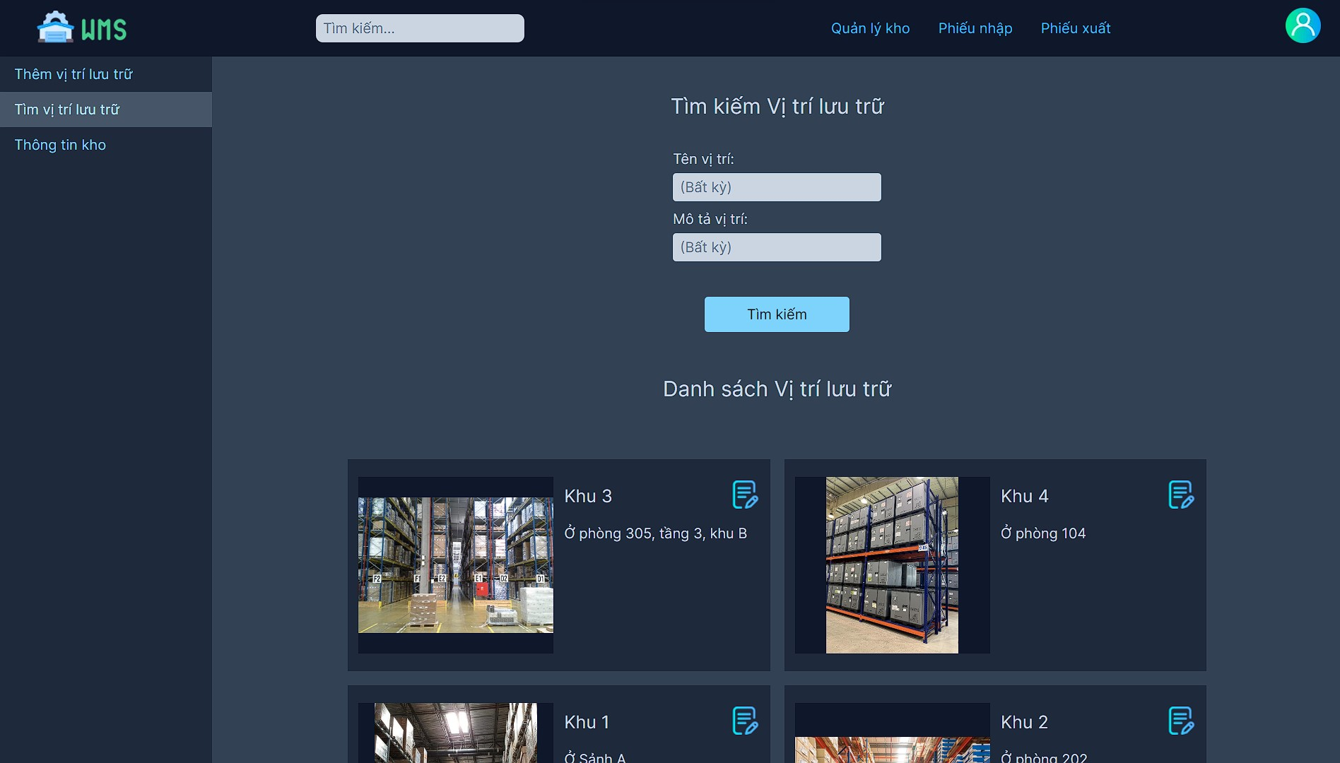 GitHub - taind205/WMS: Hệ thống quản lý kho (Warehouse management system)