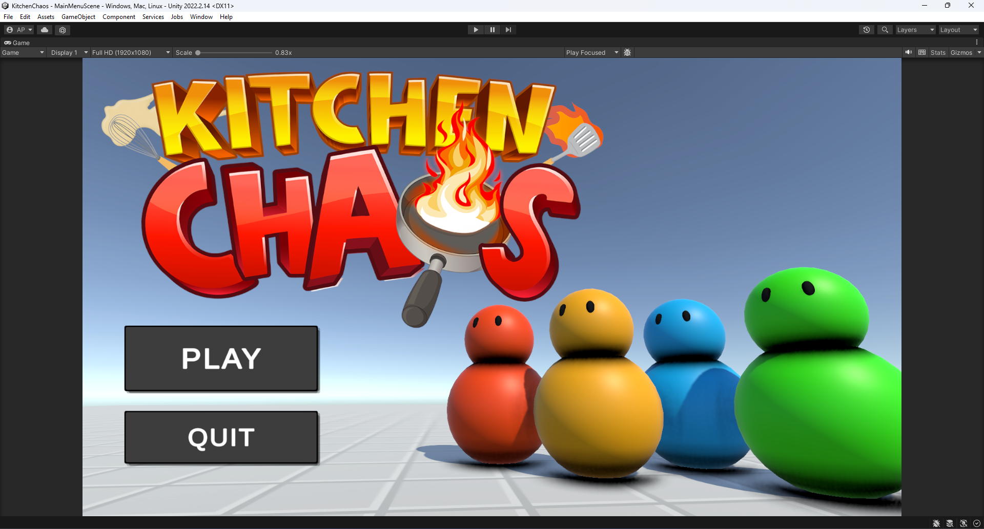 GitHub - arunprksm/KitchenChaos: Code Monkey free course