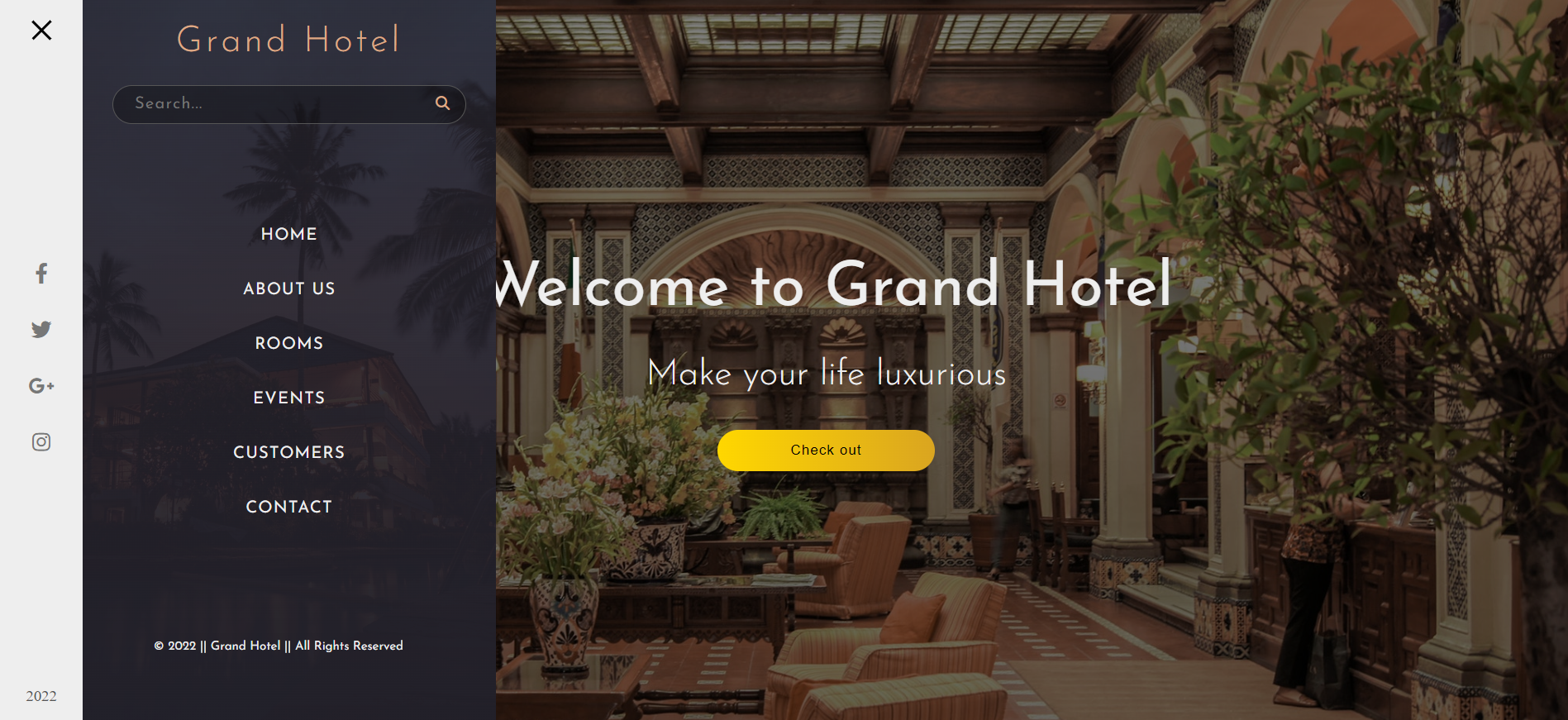 GitHub - numbskullx26/Grand-Hotel: This is a basic website template of ...