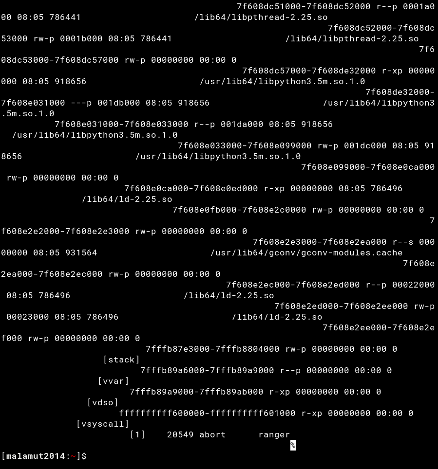 Ranger crashes when I'm trying to run it · Issue #1030 · ranger/ranger ...