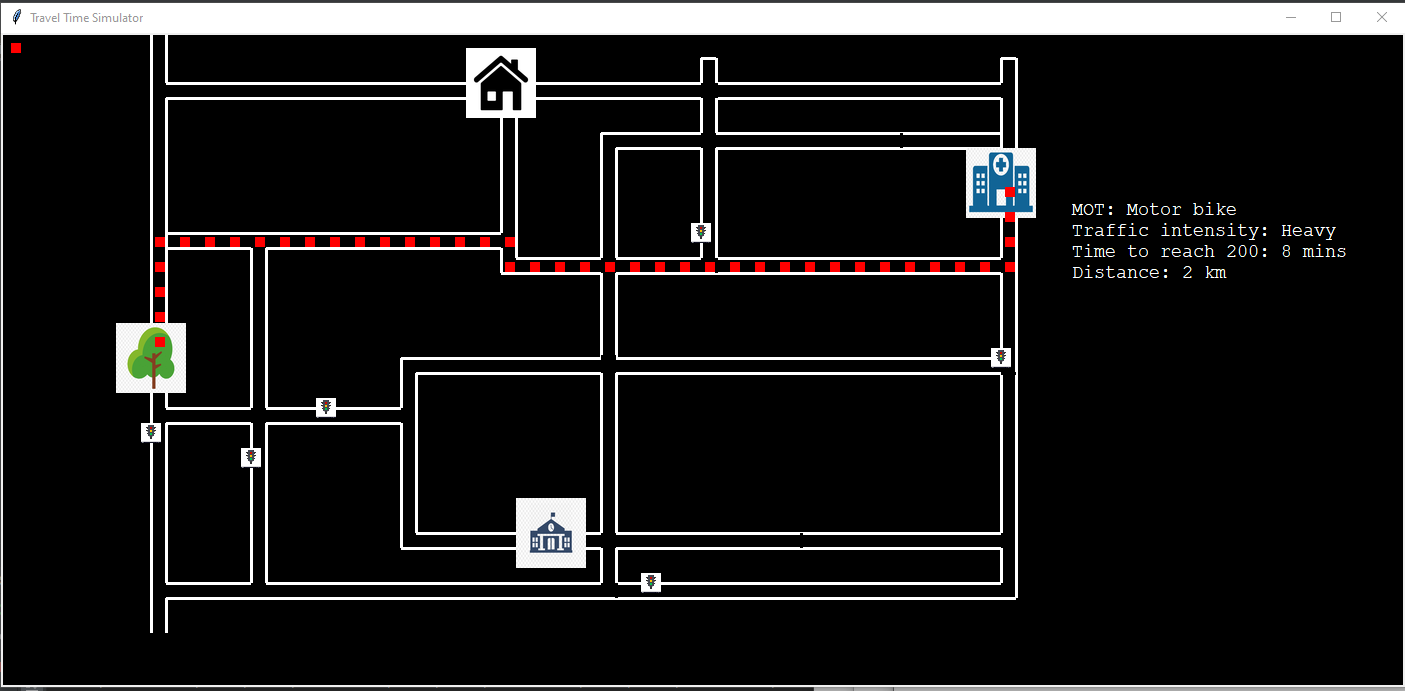 GitHub - aizaimran/Travel-Time-Simulator
