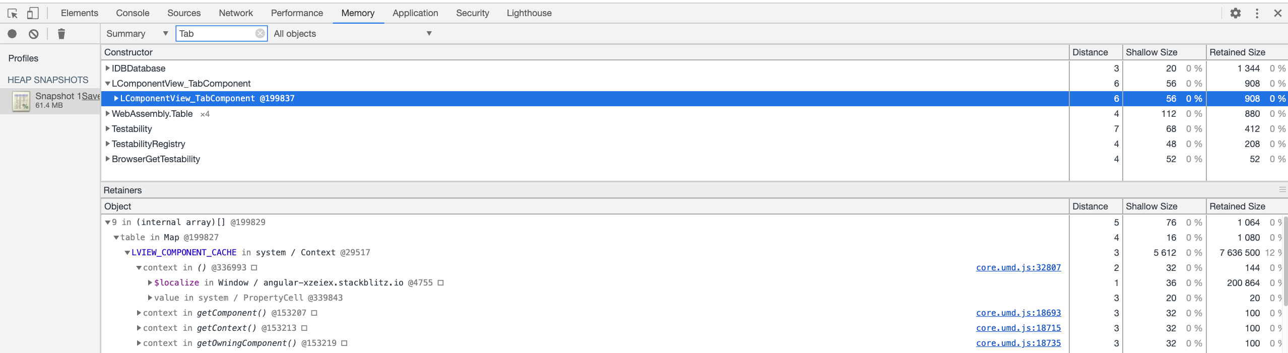 Ivy is leaking memory · Issue #35164 · angular/angular · GitHub