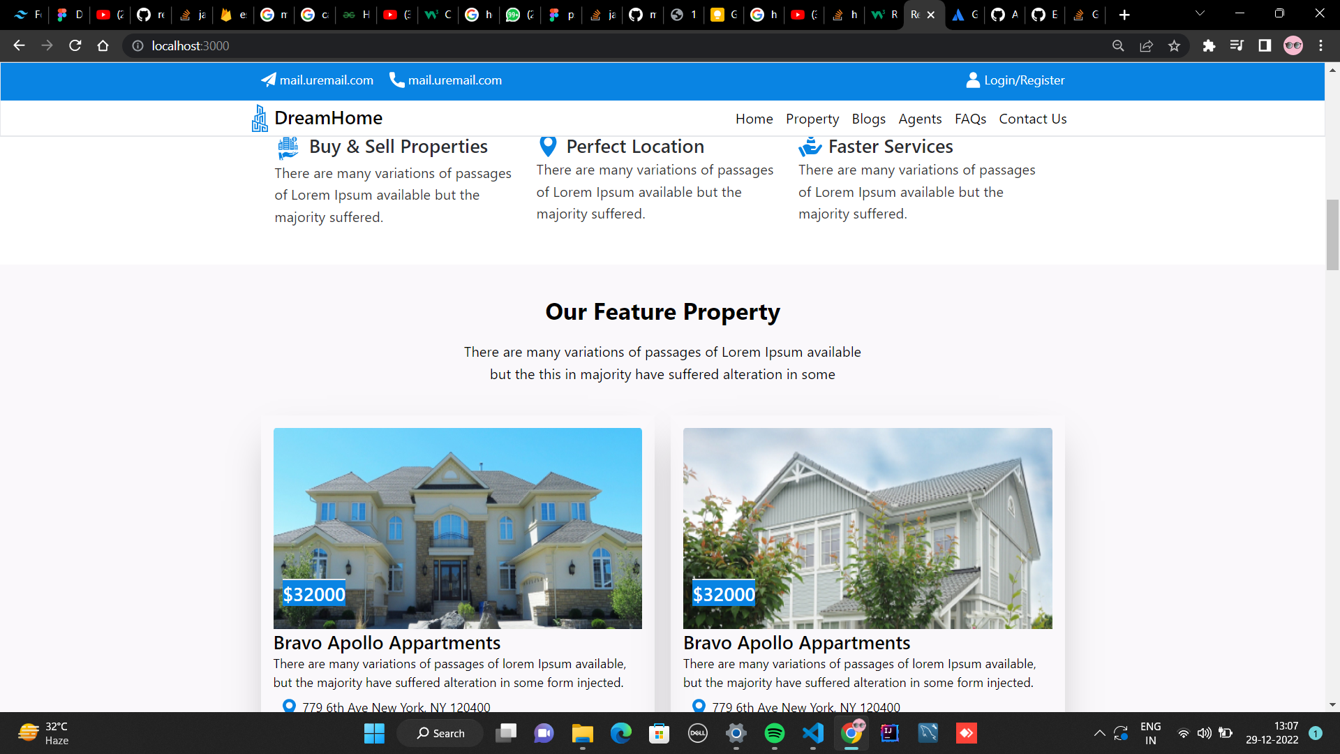 GitHub - mahek15/Dreamhome-auth-react: made the real estate website ...
