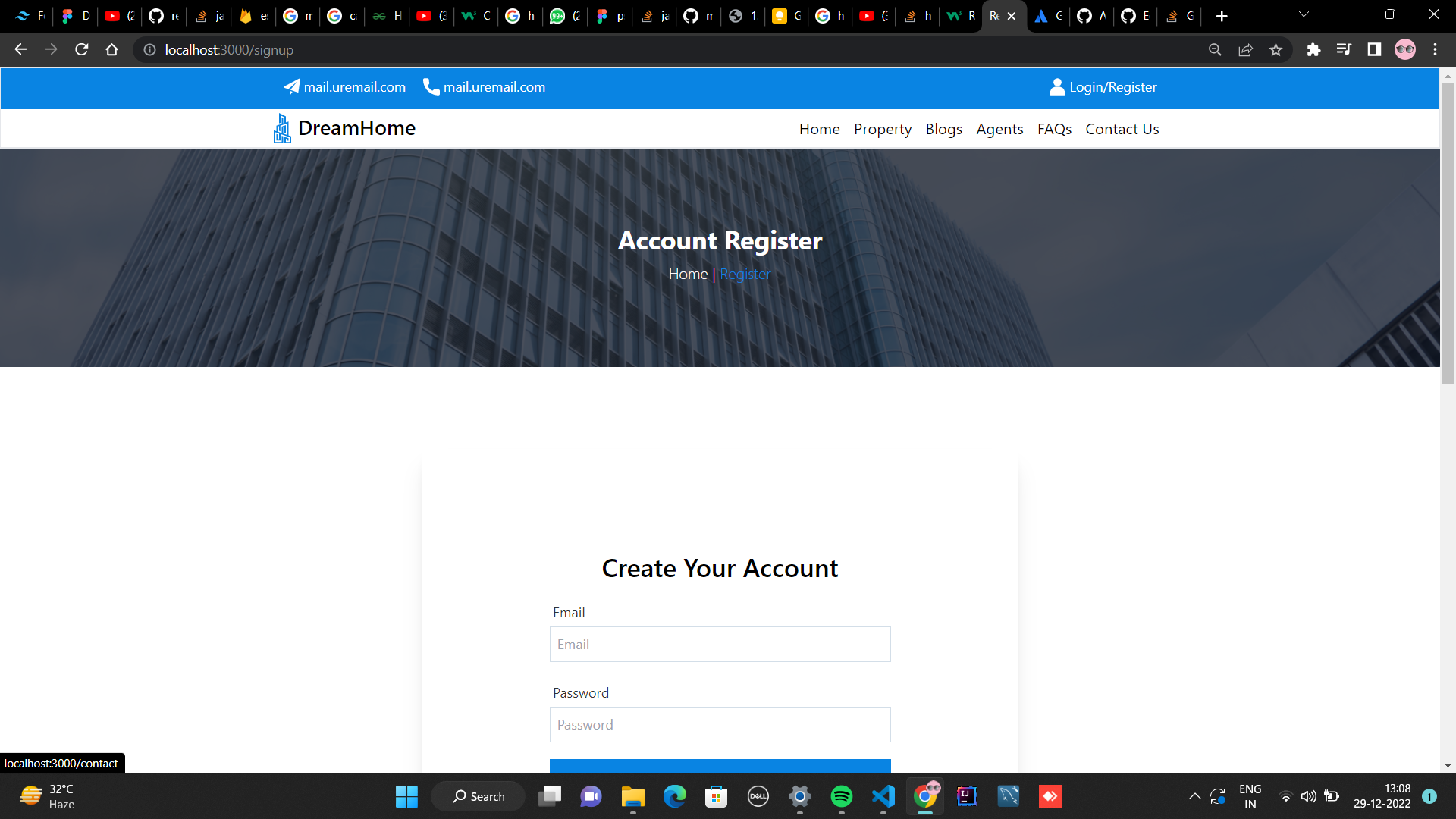 GitHub - mahek15/Dreamhome-auth-react: made the real estate website ...