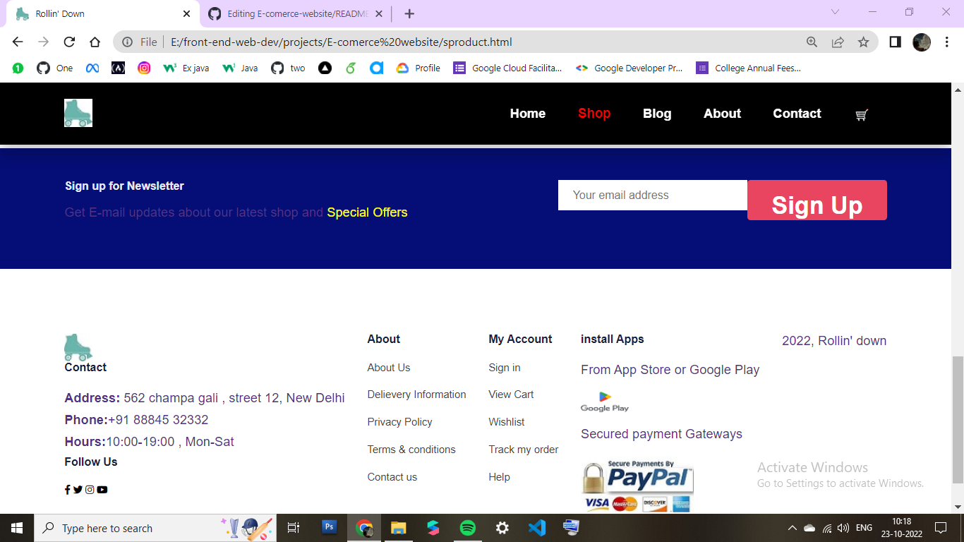 E Comerce Sign In GitHub - janasheenakbar/E-comerce-website