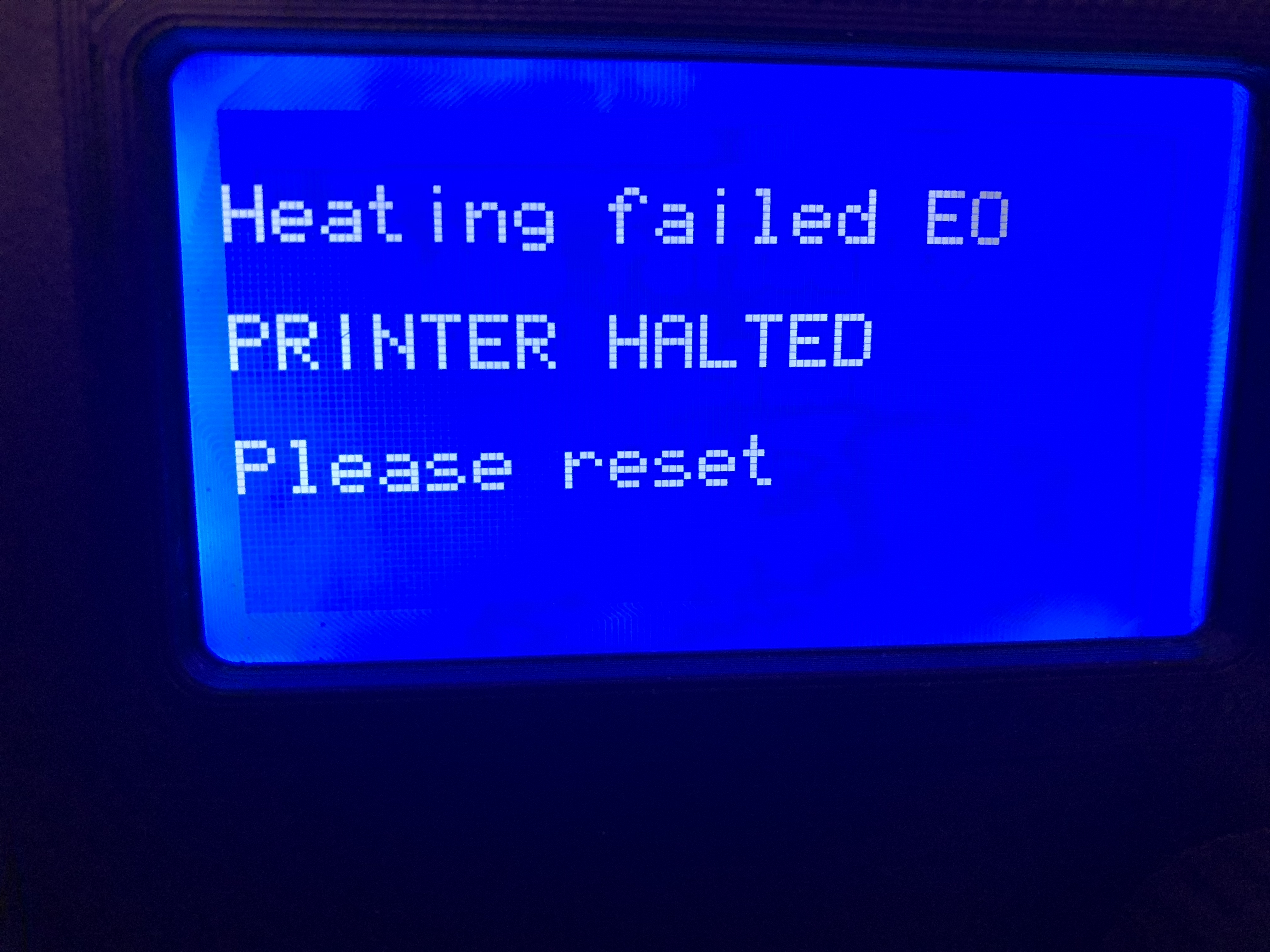 Error please reset dialog history. Ошибка thermal runaway ender 3. termal runaway e1 3d принтер. please, reset your hwid.
