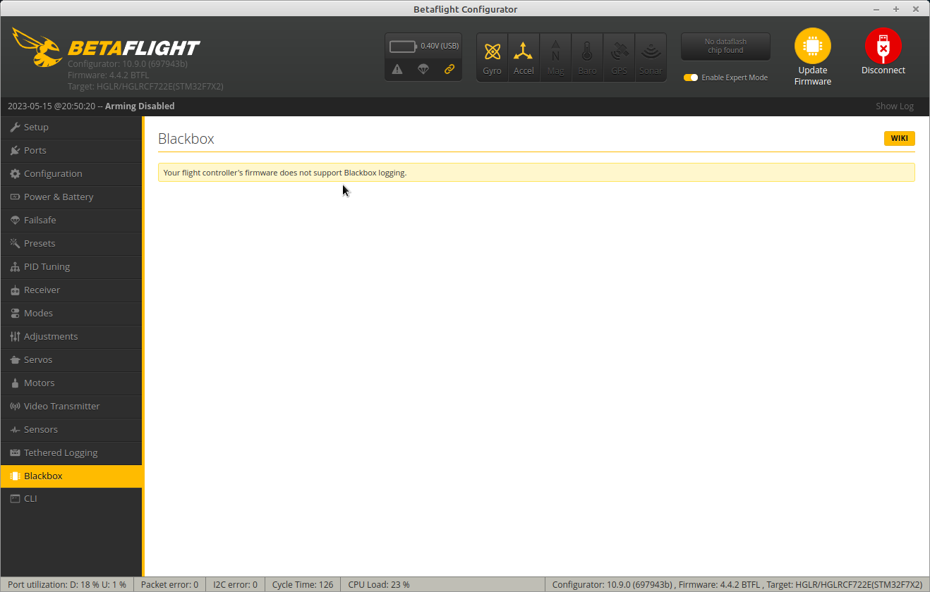 HGLRC F722 barometer not working · Issue 12634 · betaflight/betaflight