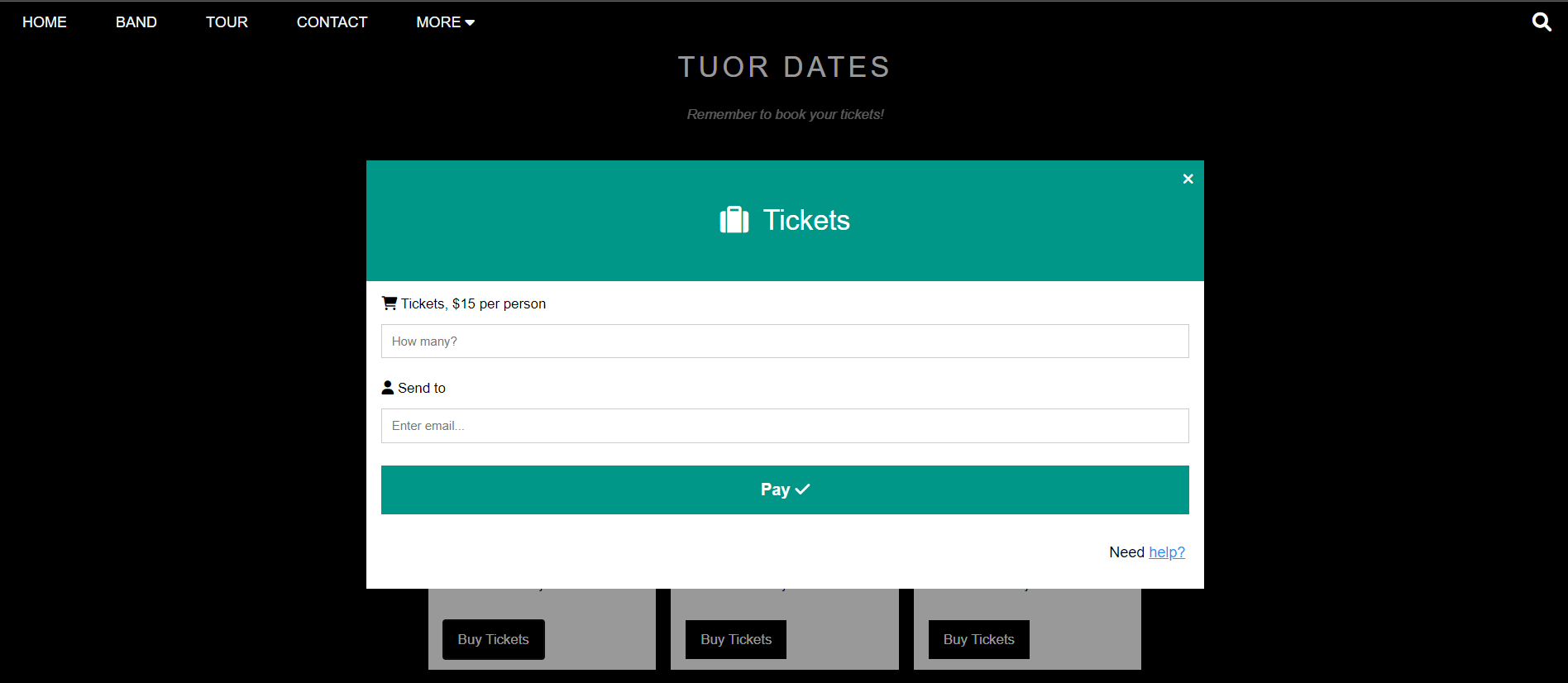 GitHub - thhuyen/the-band---html-css: This is the first website ...