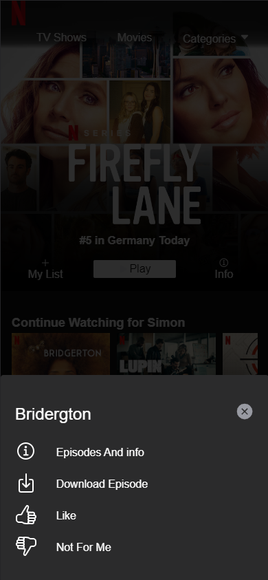 GitHub - metehandal/Netflix-Clone: Netflix UI with Ionic