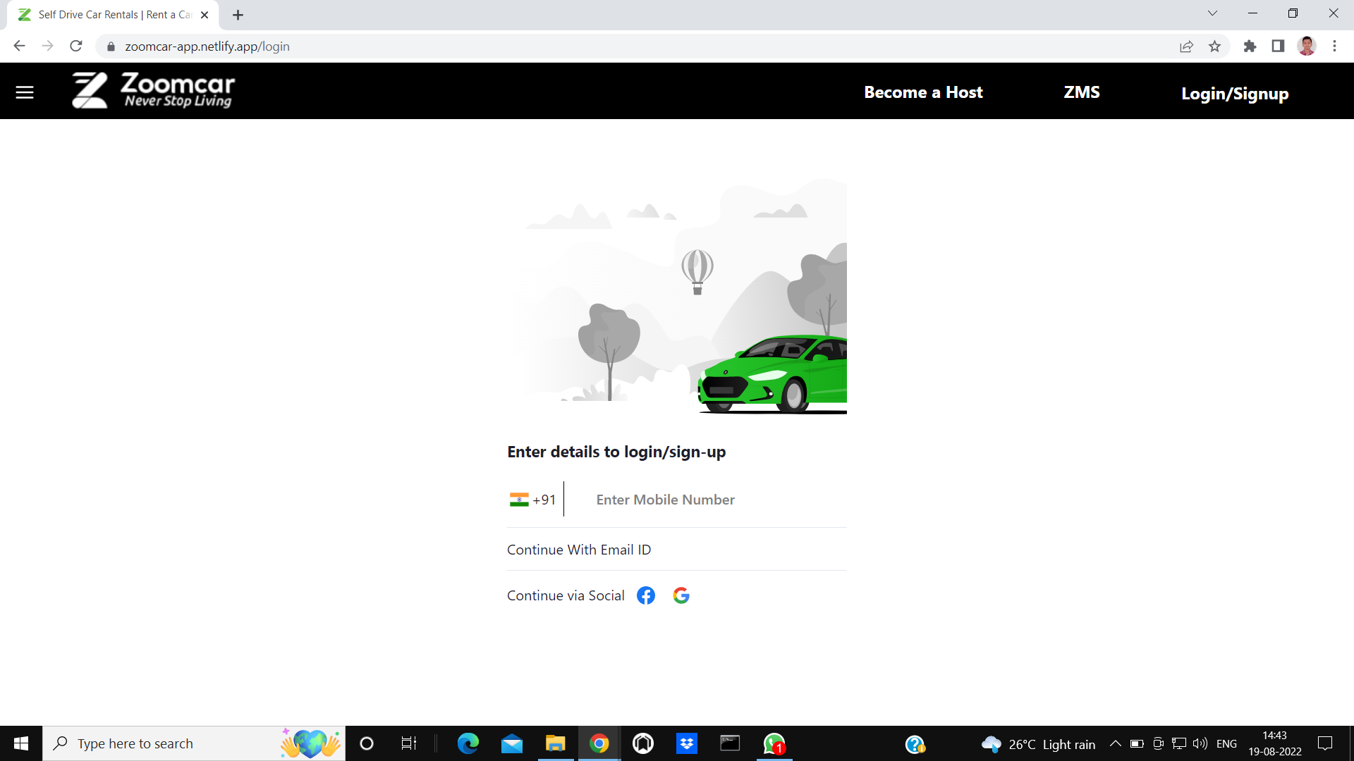 GitHub Vishal0899/ZoomcarClone This is a FullStack Clone of car
