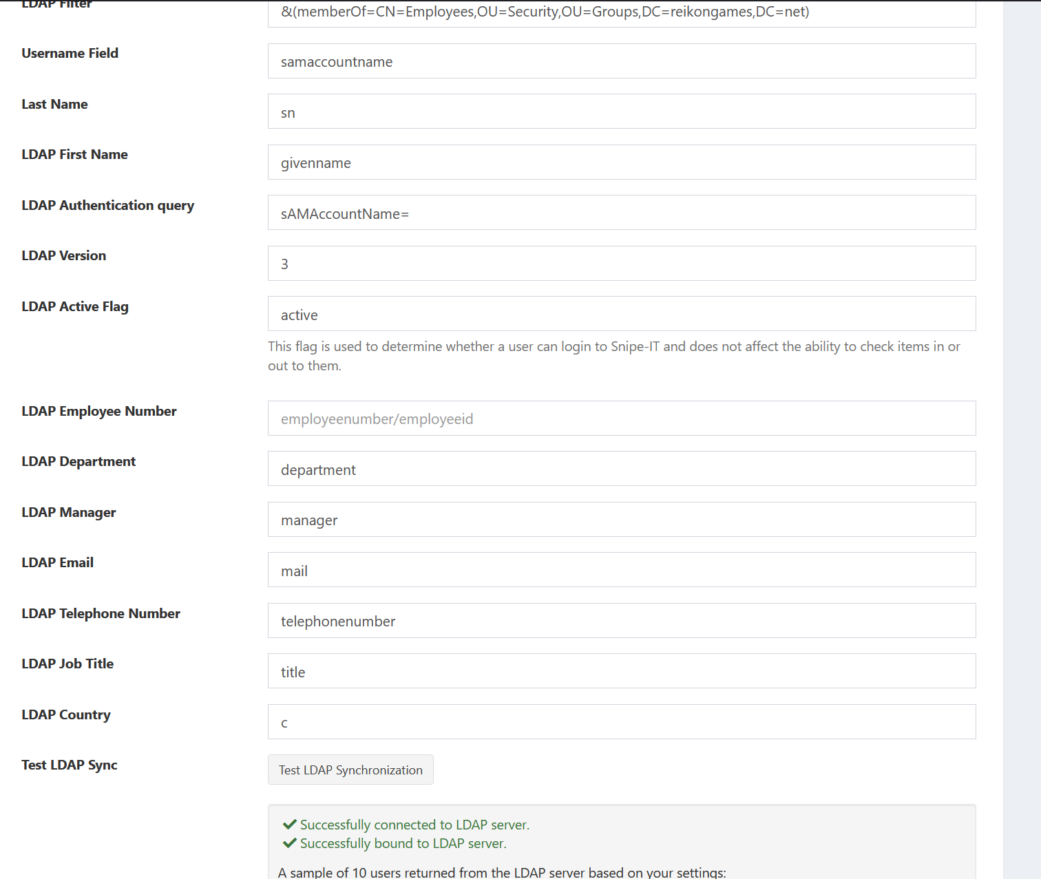 LDAP manager attribute not being synced correctly in AD (was: LDAP Sync ...