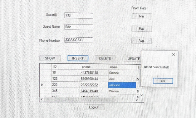 GitHub - simolevy/Hotel-Log-in-Database: Simple log-in database for ...