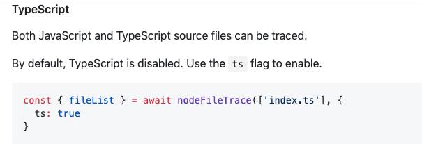 unable to run on typescript file · Issue #73 · vercel/nft · GitHub