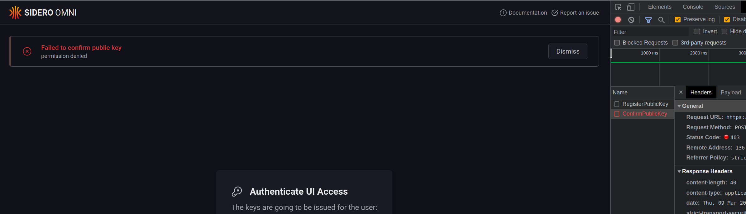 [bug] can't login - failed to confirm public key · Issue #5 ...
