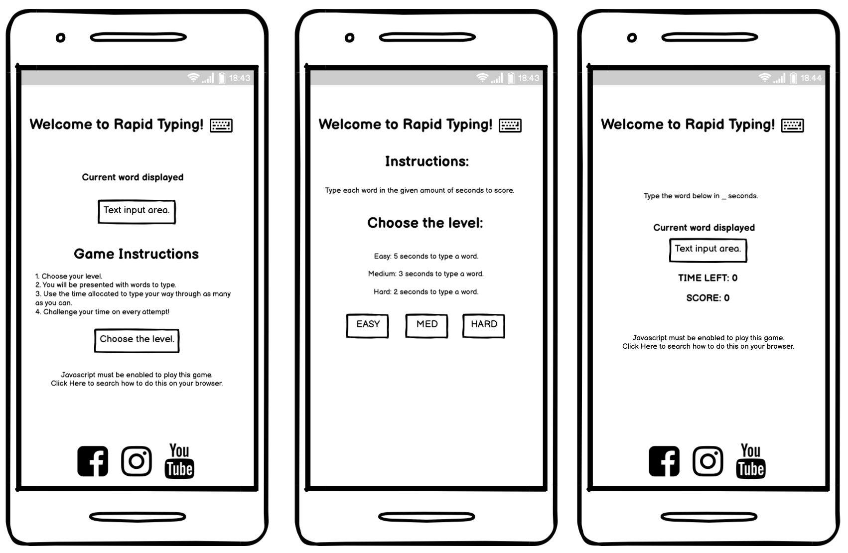 GitHub - SashG91/Rapid-Typing: A game designed to challenge a users ...