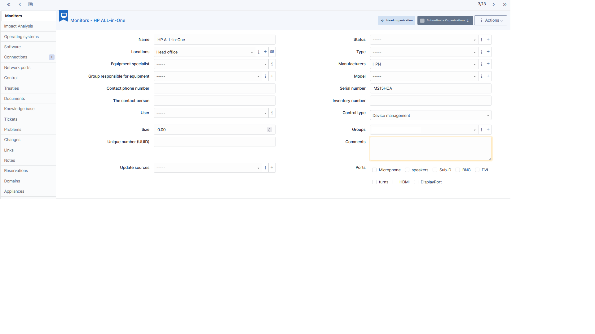[Bug] [GLPI 10.0] Monitor Inventory Problem · Issue #10823 · glpi ...