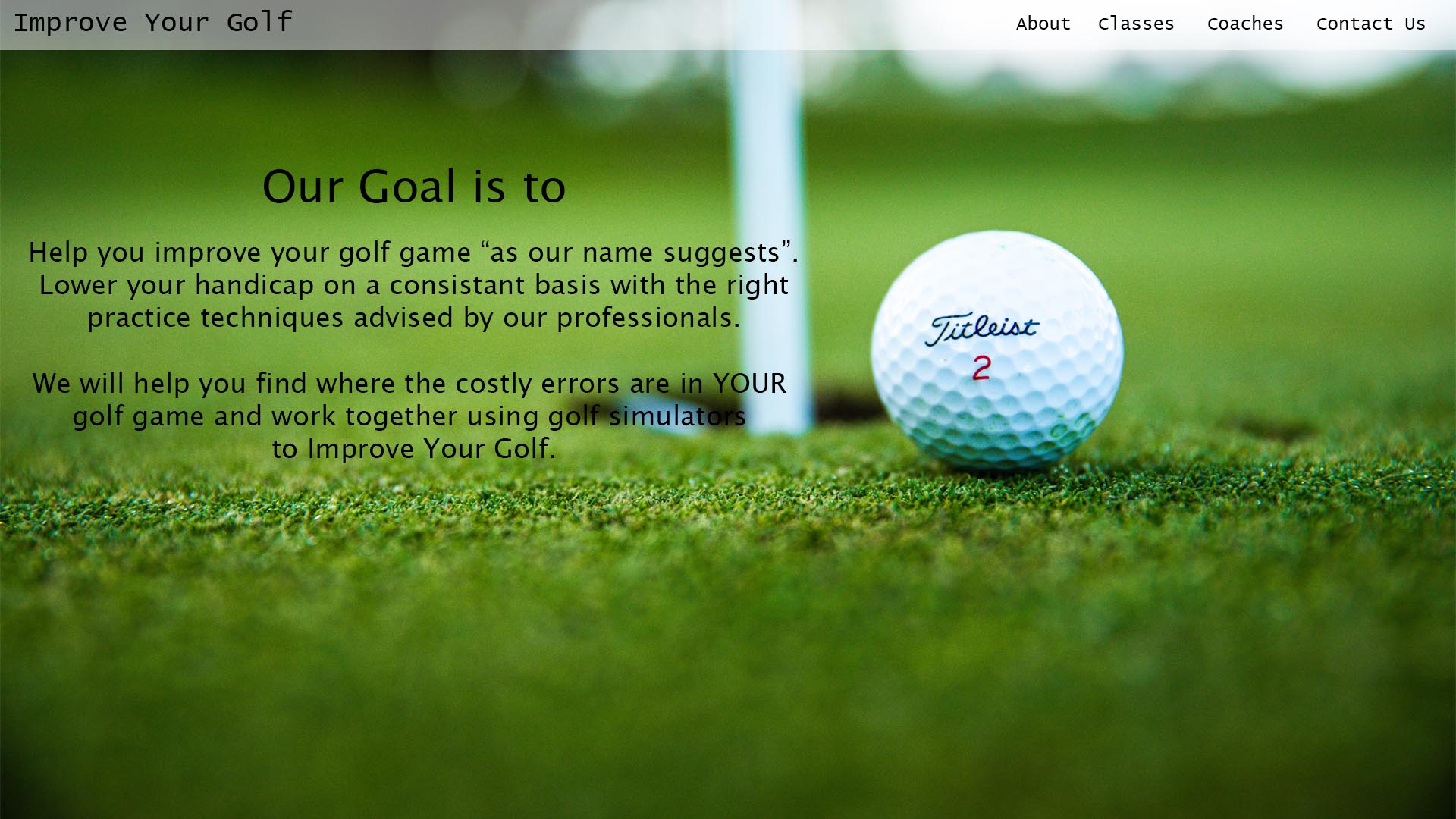 GitHub - Renaldas0/ImproveYourGolf: A full stack website created to ...
