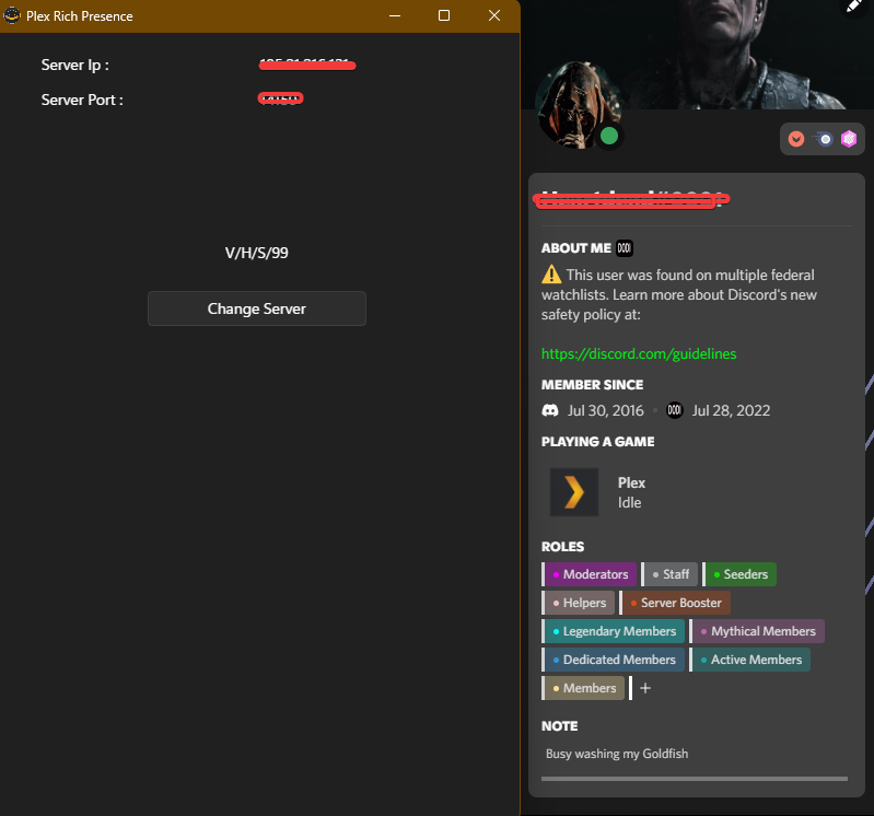 Just shows up as Plex Idle ( while watching movies ) · Issue 81 · Ombrelin/plexrich