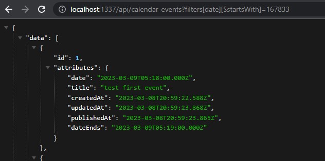 REST API - Timestamp format and filtering issue · Issue #16034 · strapi ...