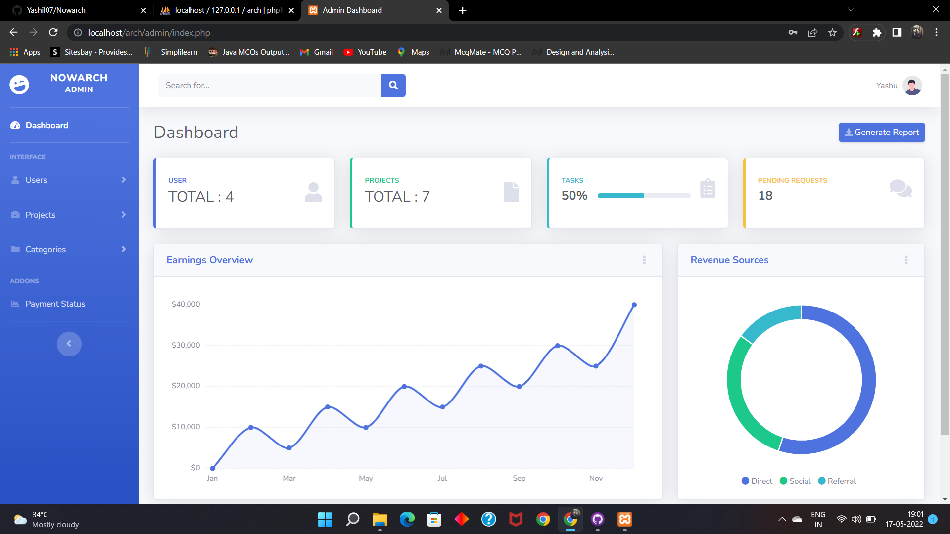 GitHub - ViralJariwala/Nowarch: NOWARCH is a Website for designing your ...