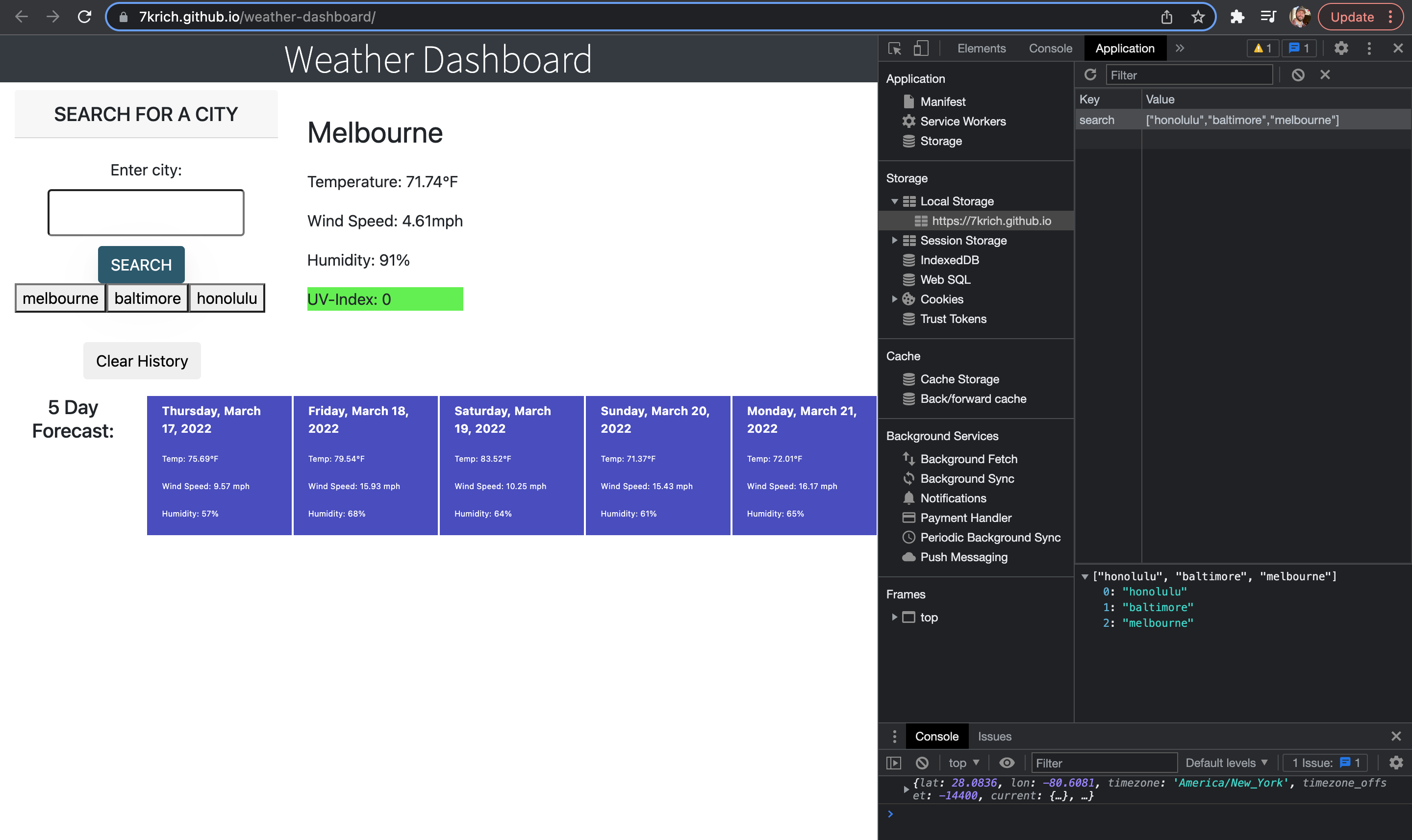 GitHub - 7krich/weather-dashboard