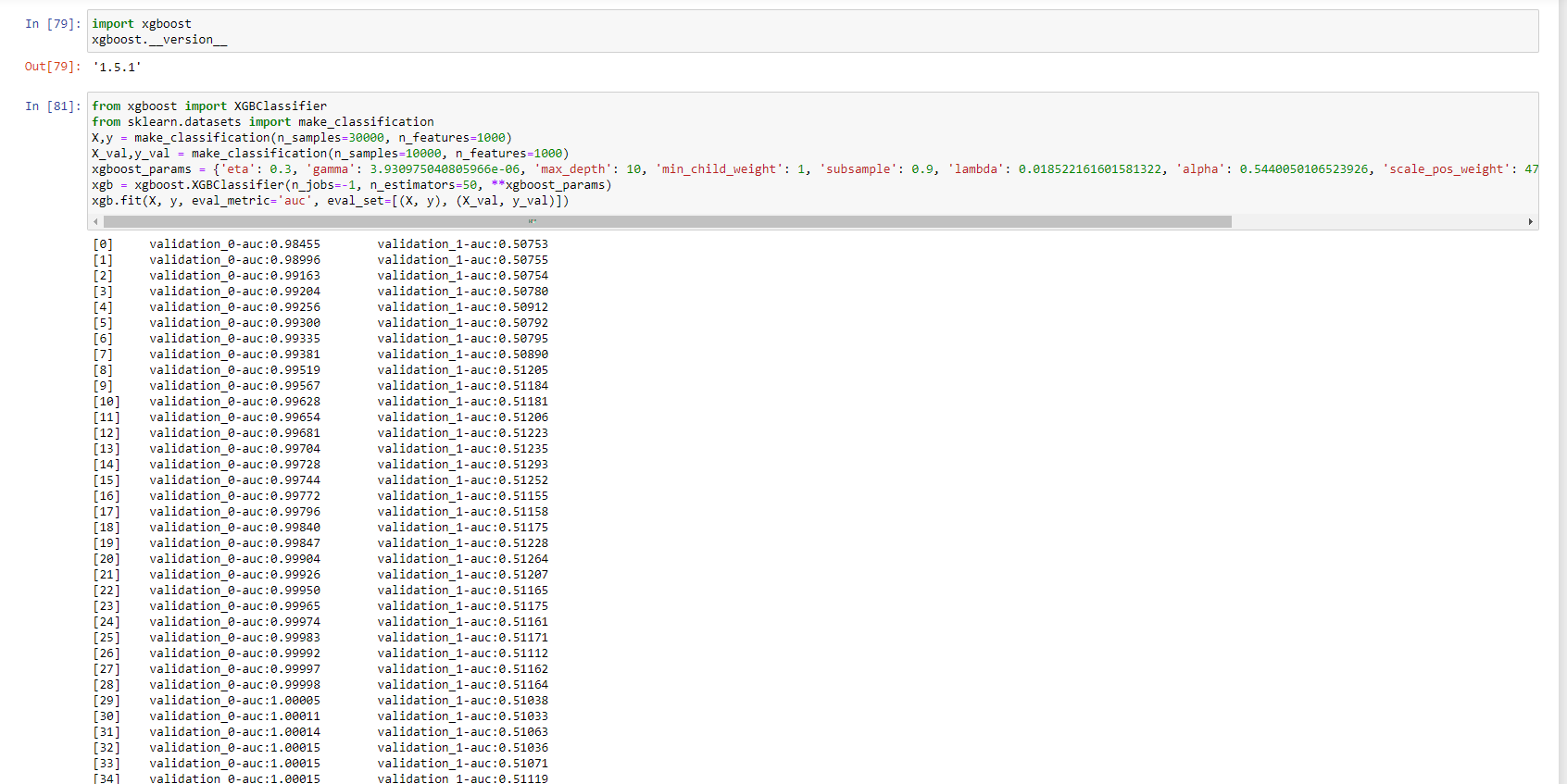 python package eval AUC above 1.0 · Issue #7492 · dmlc/xgboost · GitHub