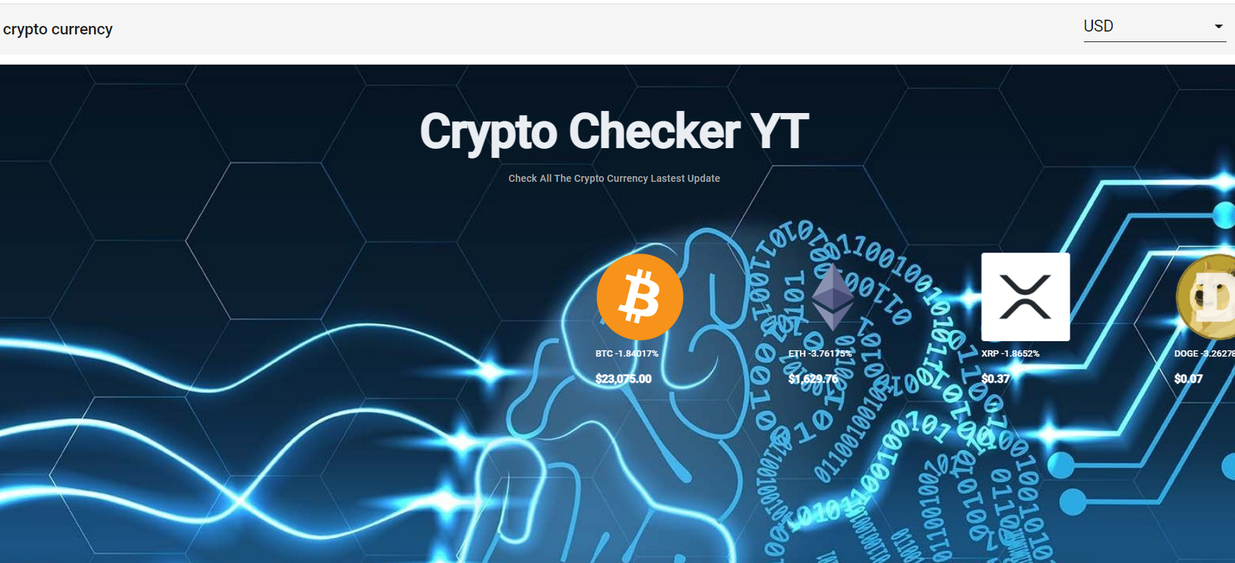 GitHub - pratiga/Cryptocurrency-price-tracker-