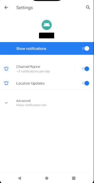 Push notifications not displaying when using custom channel. · Issue ...