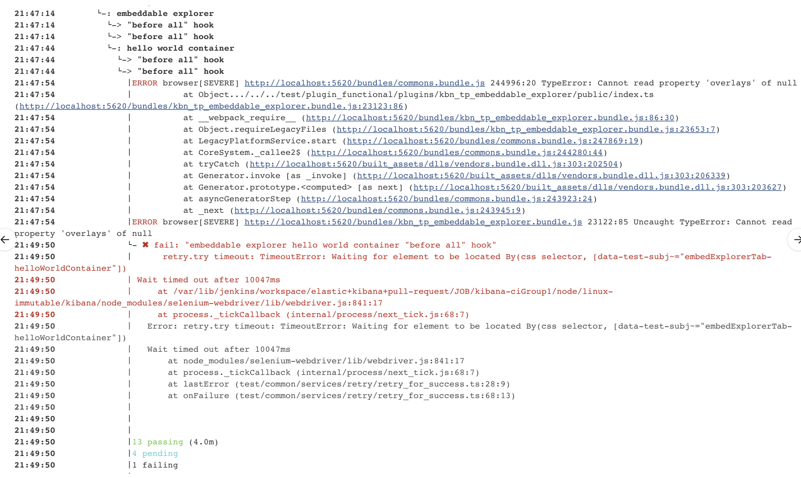 Embeddable tests turned off: Functional tests bundle ui/new_platform ...