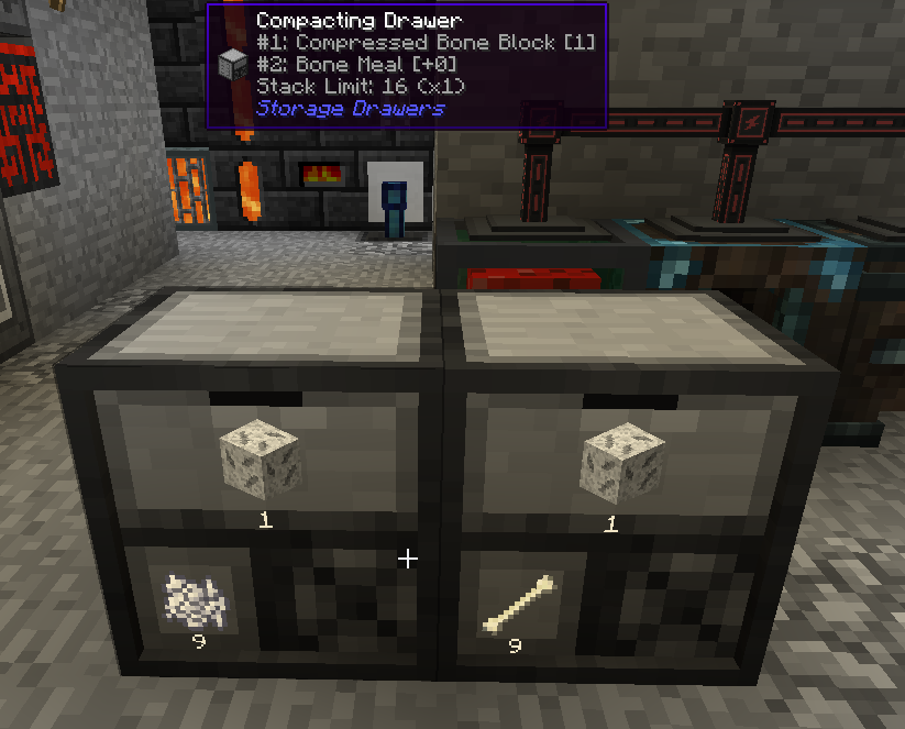 Compacting Drawer thinks Compressed Bone Block recipe is Bone Meal