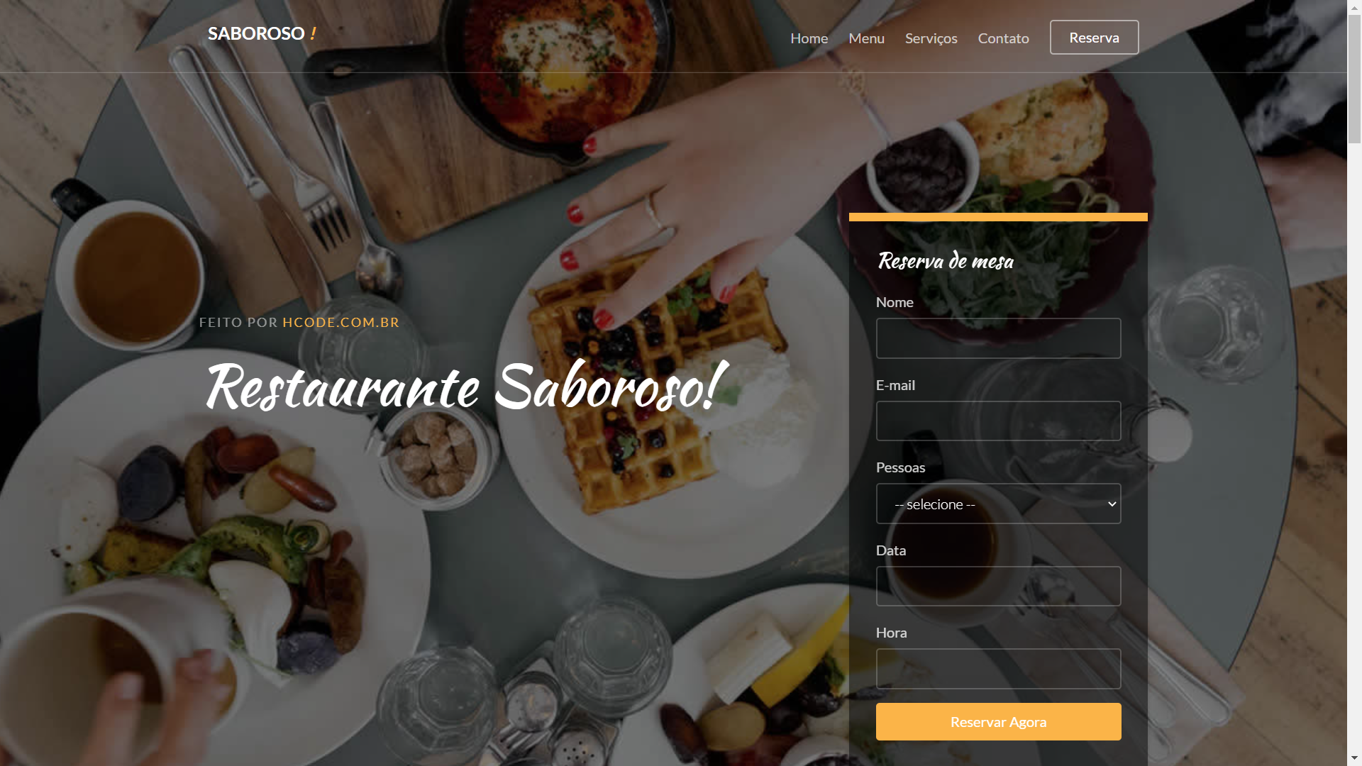 GitHub - DenilsonMIguel/projeto-restaurante: Esse é um projeto do ...