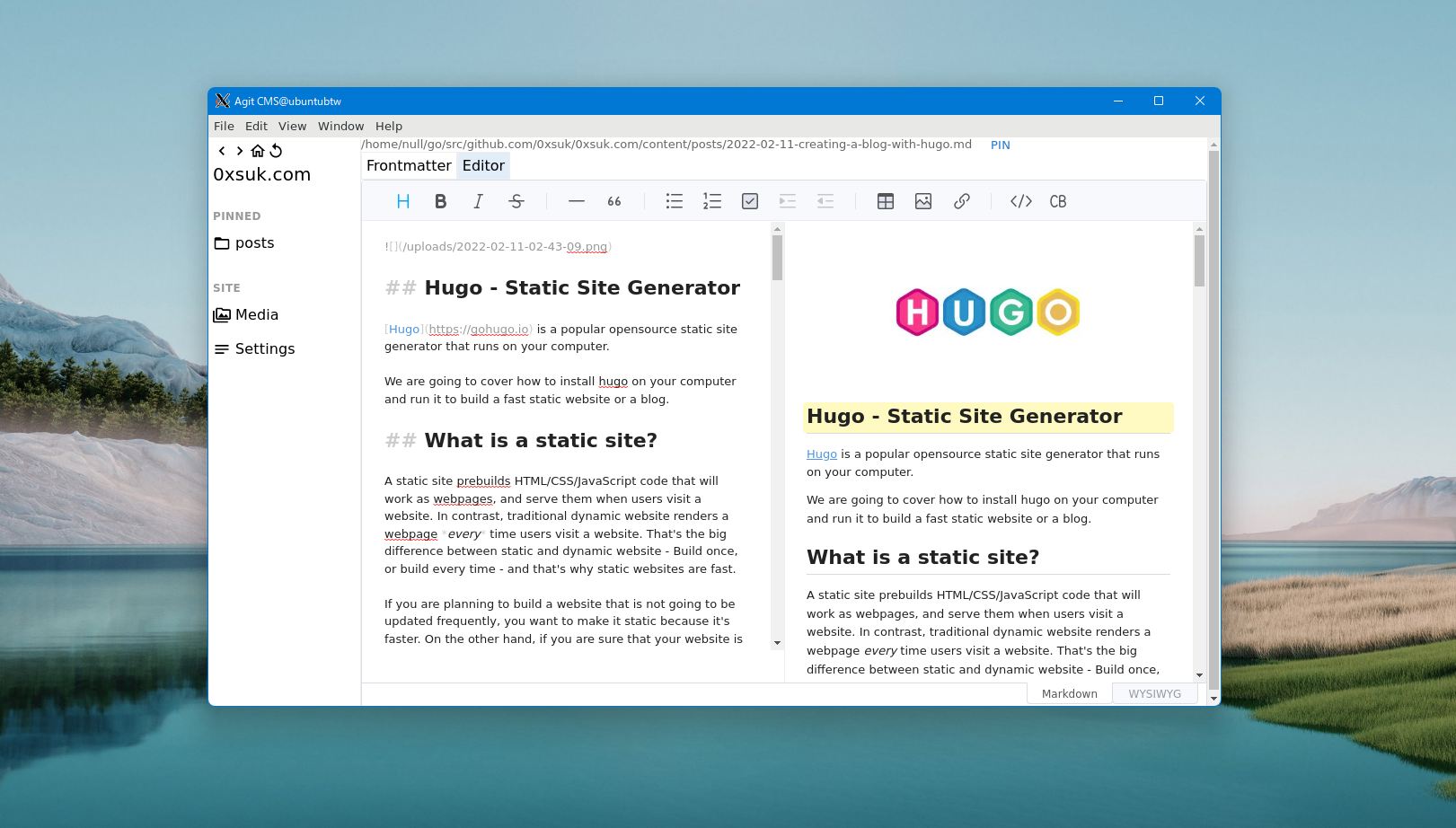 How to use Agit CMS