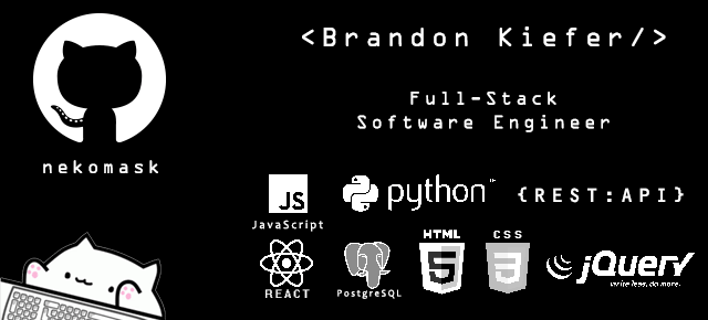 GitHub - BrandonKiefer/nekomask: Config files for my GitHub profile.