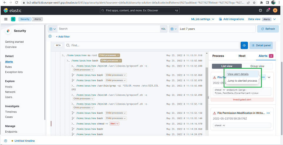 [Session View] Details panel alert title overlaps controls · Issue ...