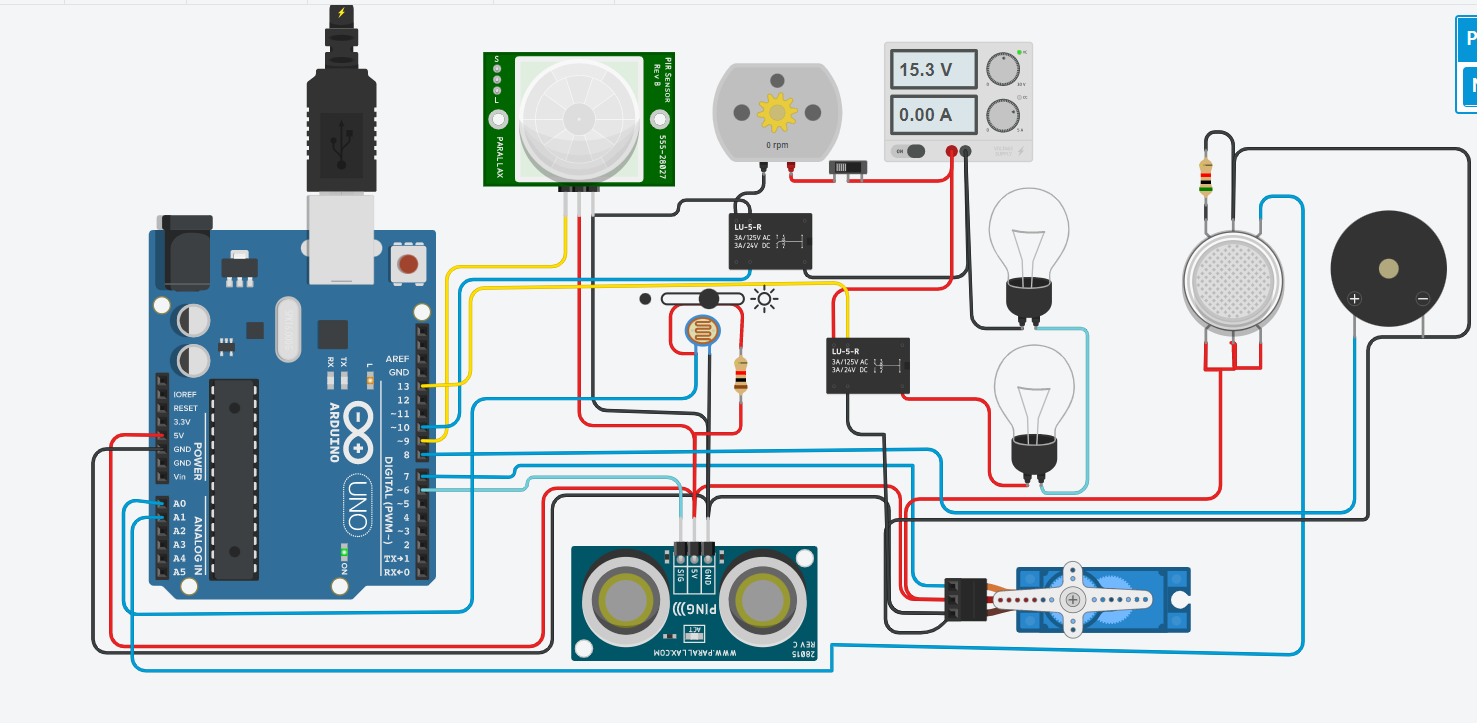 Ардуино проект умного дома. Тинкеркад ардуино умный дом. tinkercad arduino умный дом.