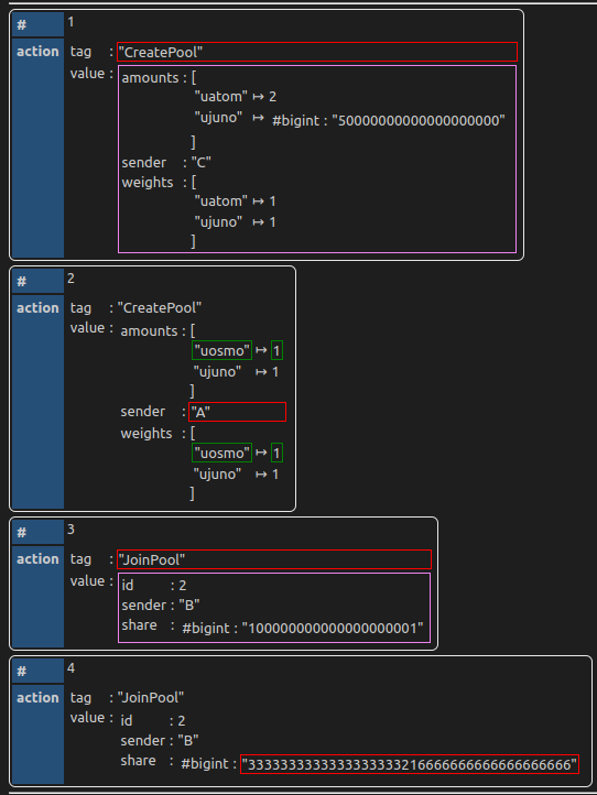 x/gamm Unexpected error in MaximalExactRatioJoin for balancer