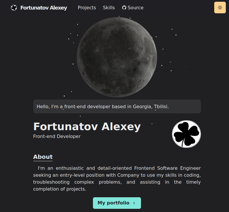GitHub - FortuneHere/portfolio