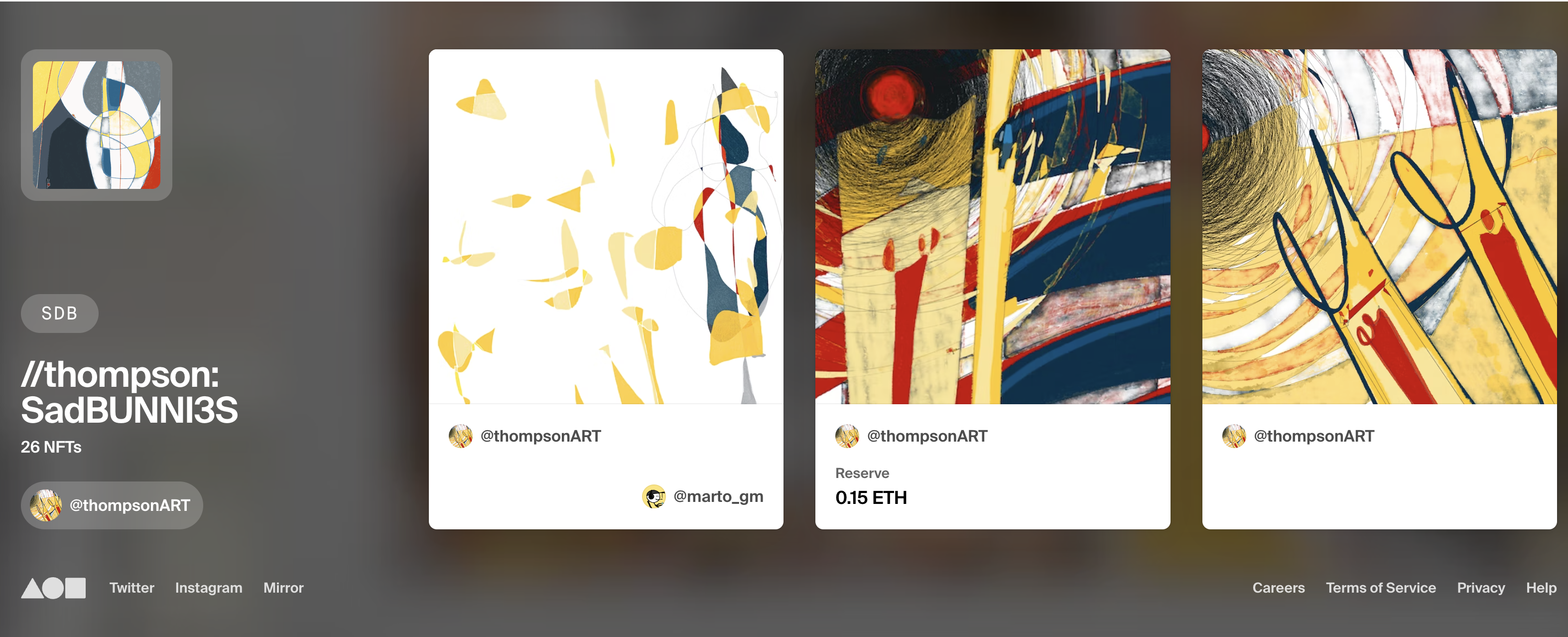 thompsonNFT (thompson) · GitHub