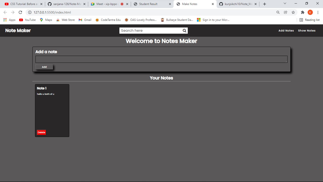 Notesmakers Software GitHub - kunjsikchi10/Note_Maker