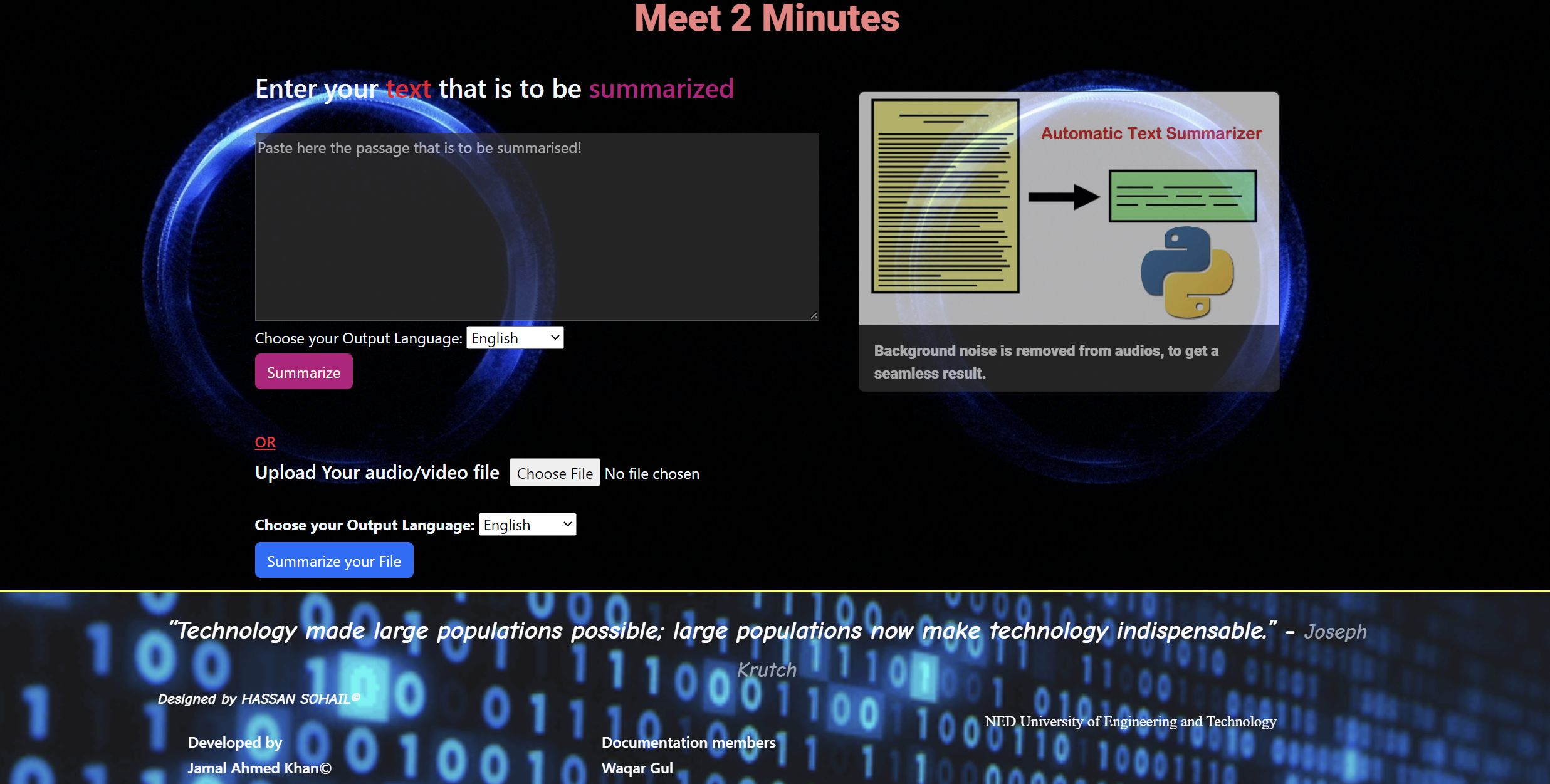 GitHub - Jamal-Ahmed-Khan/Automatic-Business-Meeting-Summarizer: A deep ...