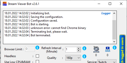 Can't find chrome binary · Issue #57 · gorkemhacioglu/Stream-Viewer ...