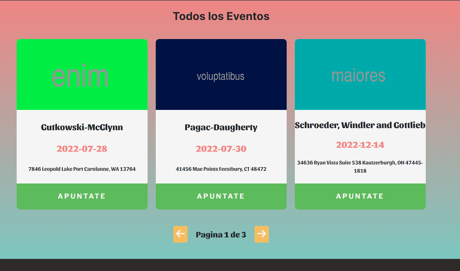 eventos