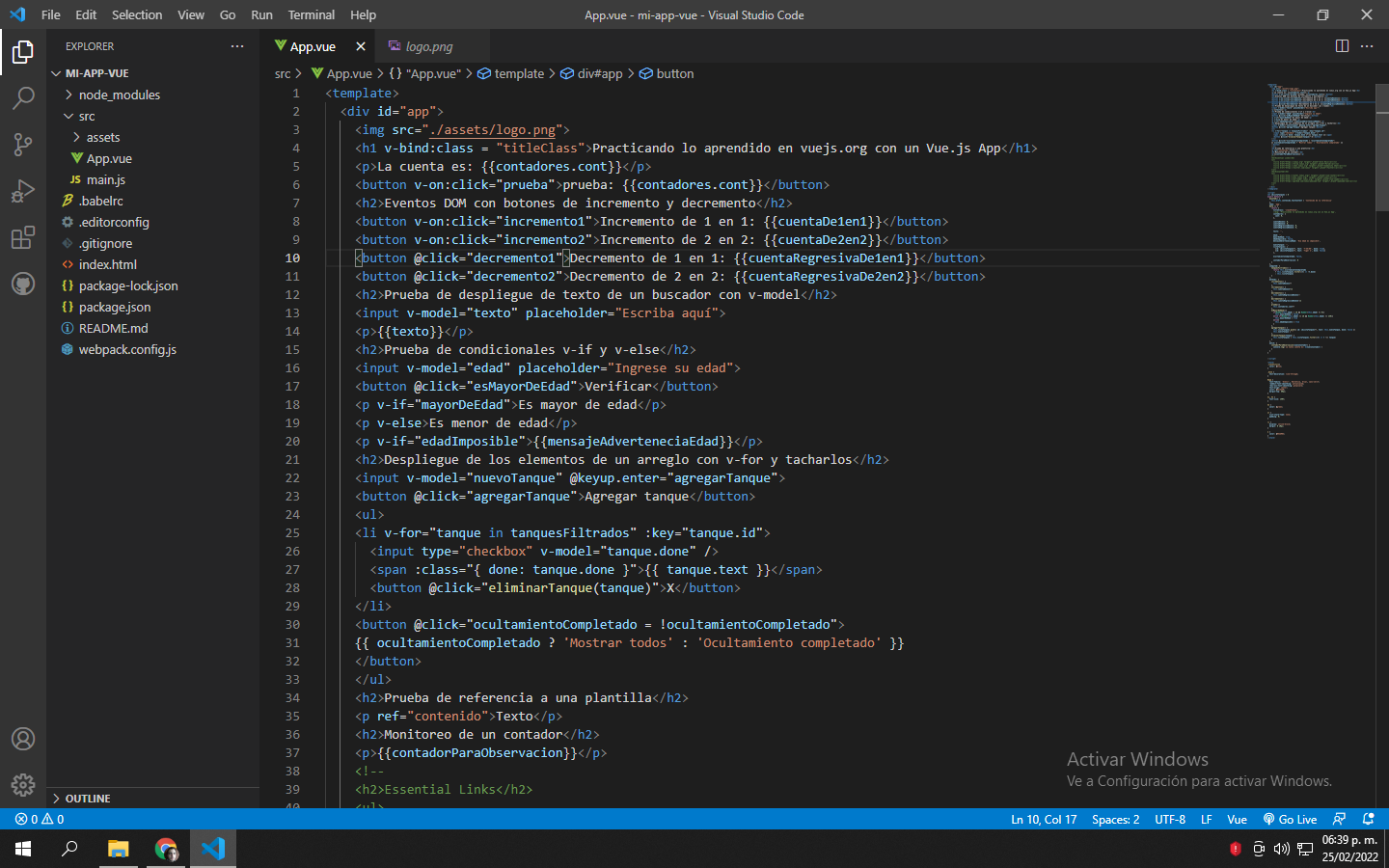 GitHub - AbrahamPP2000/Practica-con-Vue: Algunas bases de Vue aplicadas ...