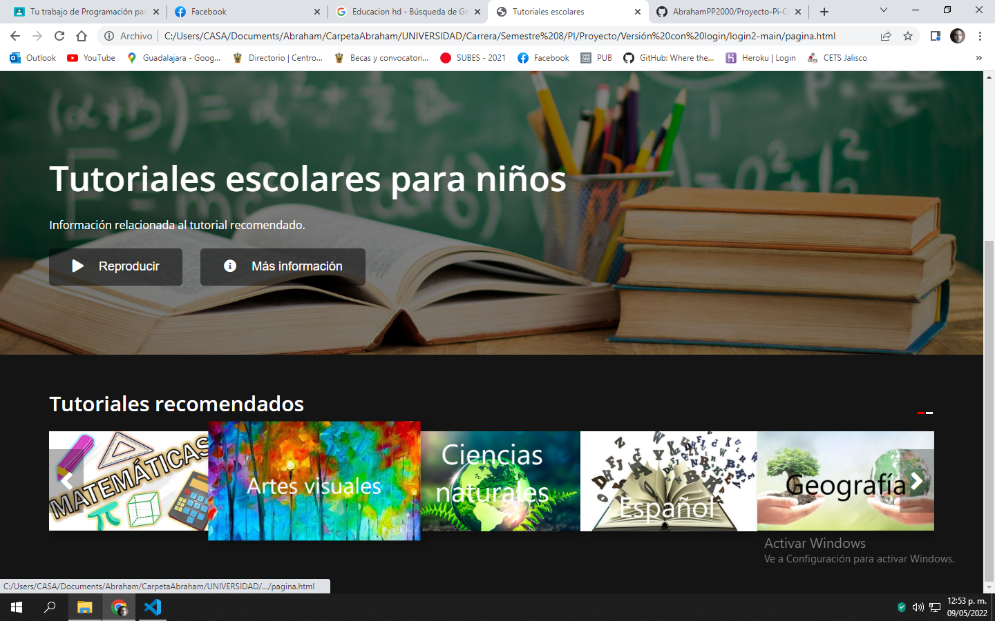 GitHub - AbrahamPP2000/Proyecto-Pi-ConVideos: Nueva versión del proyecto